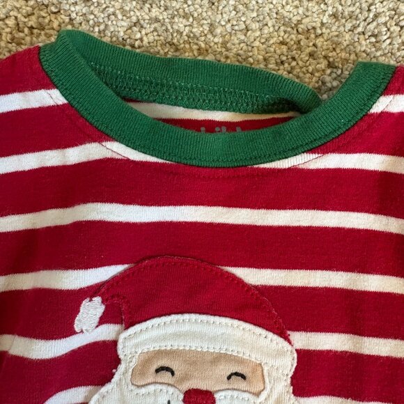 Carter’s Christmas pjs baby Santa Toddler Size 2T Red White - Picture 4 of 7